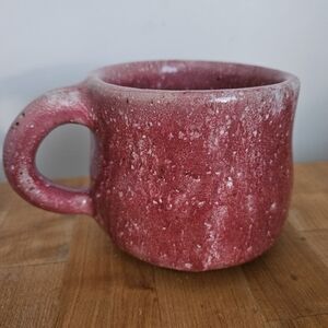 Ceramic Mug, Cranberry Speckle, Handcrafted Pottery